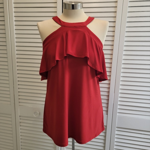 $9 PRELUDE COLD SHOULDER TOP NWT - Picture 5 of 5